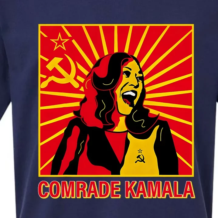 Fun Socialist Comrade Kamala Commie La Harris 2024 Kammunism Sueded Cloud Jersey T-Shirt