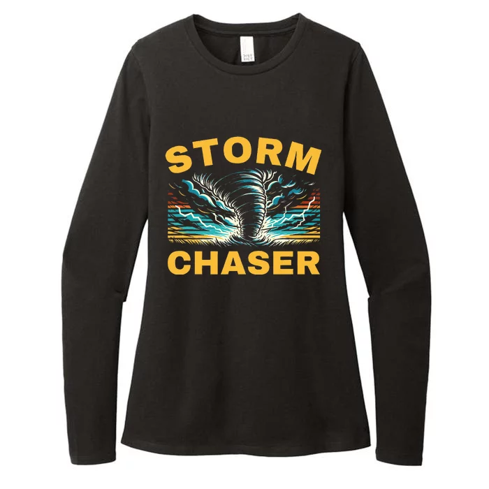 Future Storm Chaser Storm Chasing Tornado Meteorology Womens CVC Long Sleeve Shirt