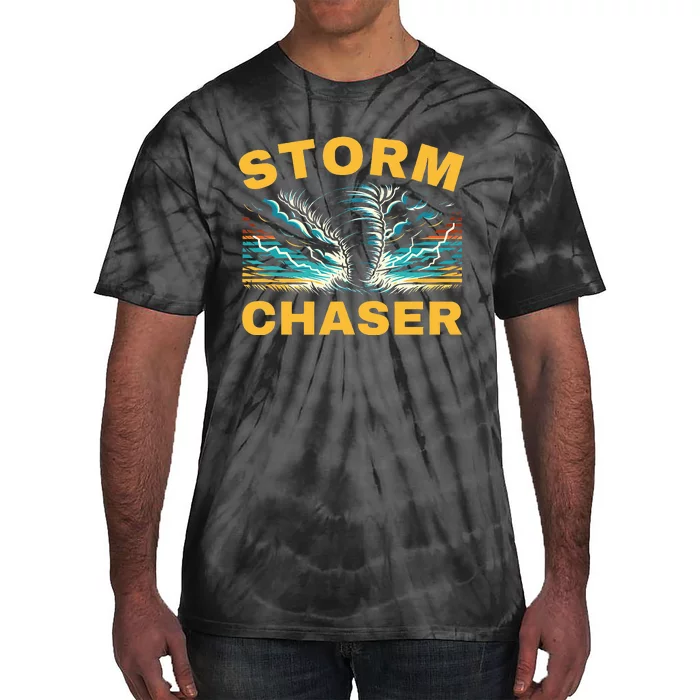 Future Storm Chaser Storm Chasing Tornado Meteorology Tie-Dye T-Shirt