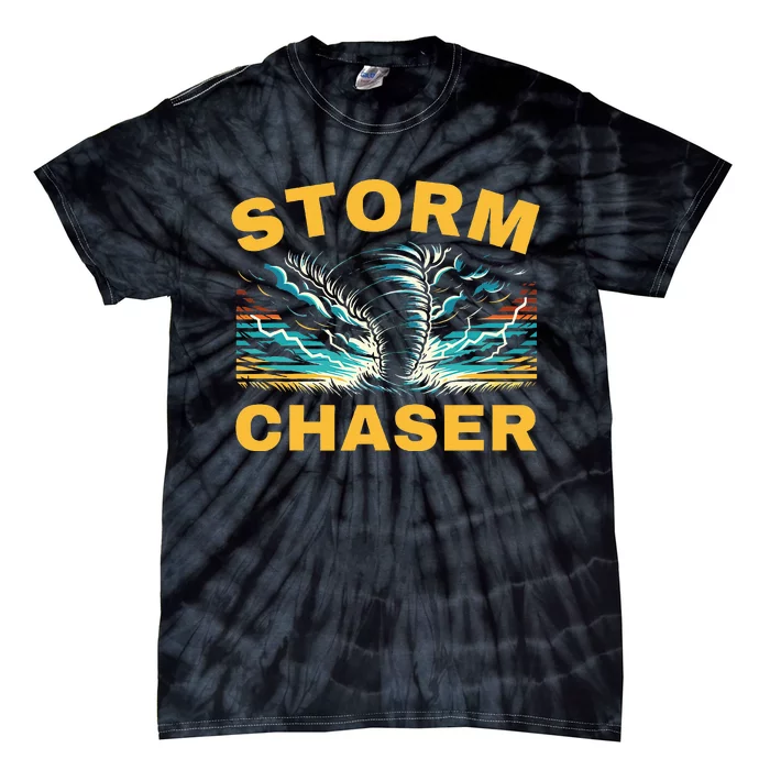 Future Storm Chaser Storm Chasing Tornado Meteorology Tie-Dye T-Shirt