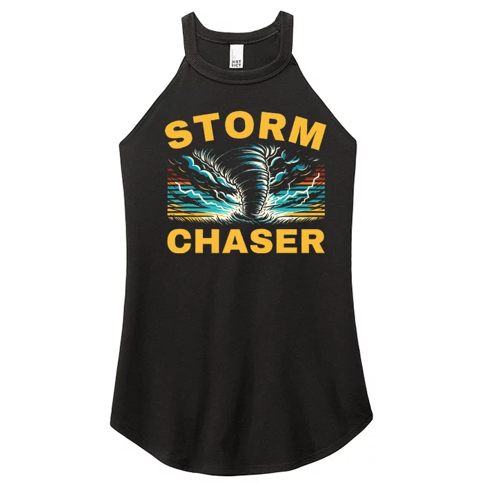 Future Storm Chaser Storm Chasing Tornado Meteorology Women’s Perfect Tri Rocker Tank