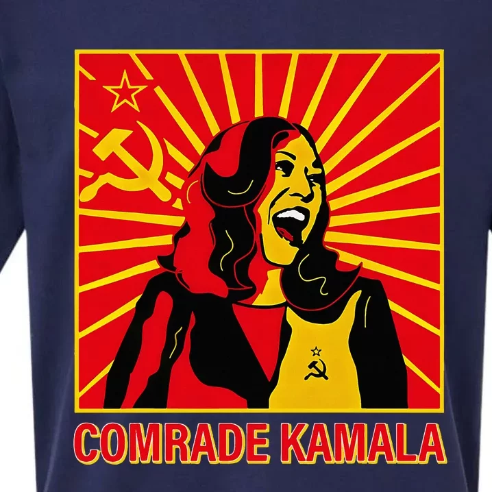 Fun Socialist Comrade Kamala Commie La Harris 2024 Kammunism Sueded Cloud Jersey T-Shirt