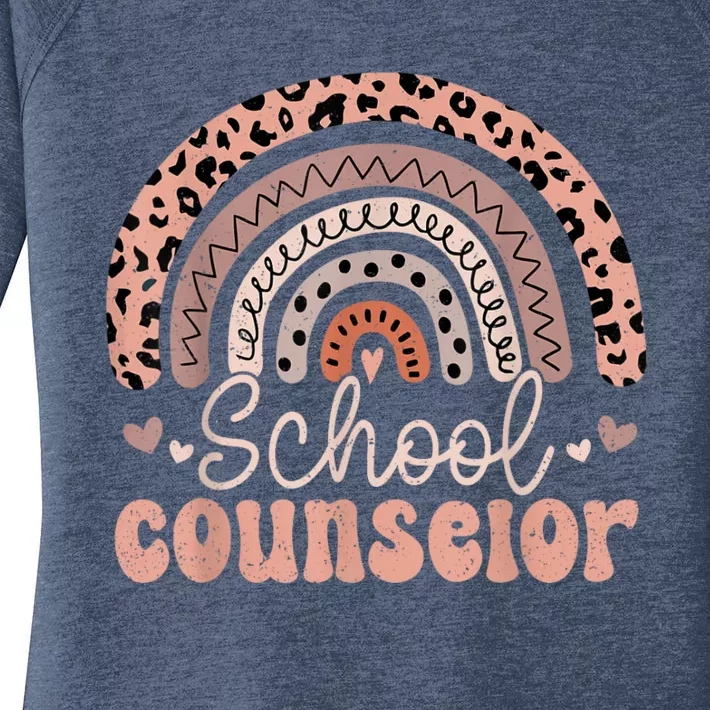 Funny School Counselor Teacher Back To School Teacher Life Women's Perfect Tri Tunic Long Sleeve Shirt