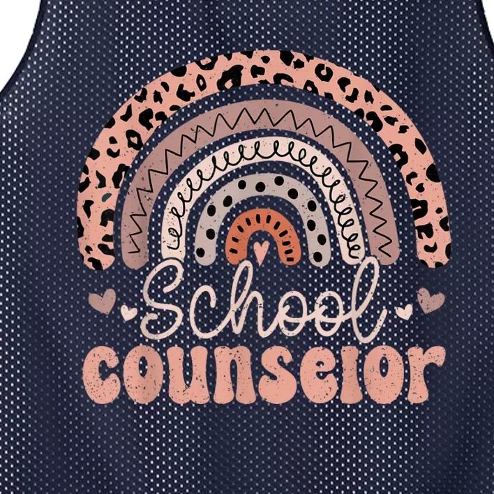 Funny School Counselor Teacher Back To School Teacher Life Mesh Reversible Basketball Jersey Tank