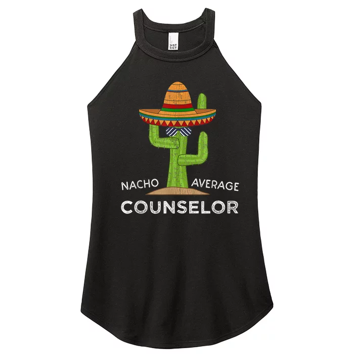 Fun School Counselor Humor Gifts Women’s Perfect Tri Rocker Tank