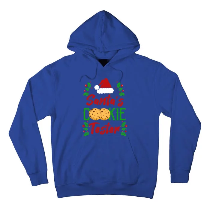 Funny SantaS Cookie Tester Christmas Cookies Taste Test Gift Tall Hoodie