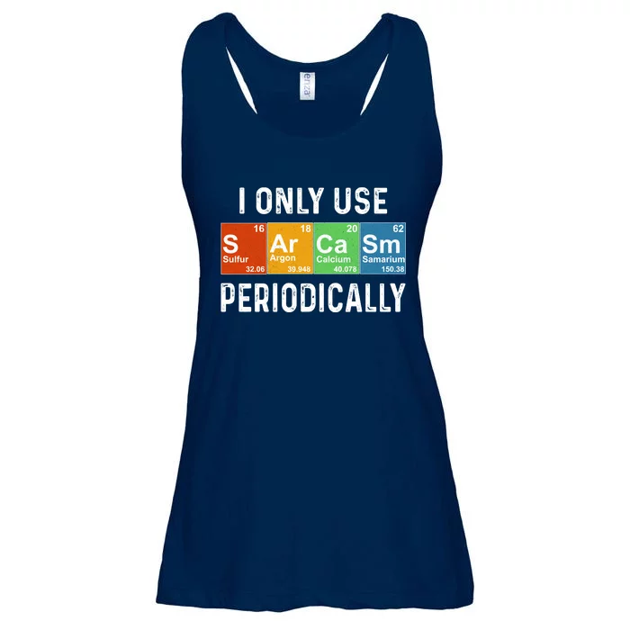 Funny Sarcasm Chemistry Periodic Table Ladies Essential Flowy Tank