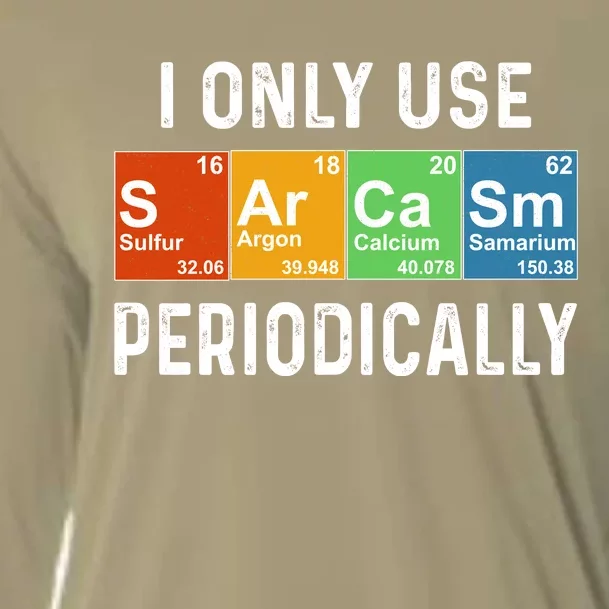 Funny Sarcasm Chemistry Periodic Table Cooling Performance Long Sleeve Crew