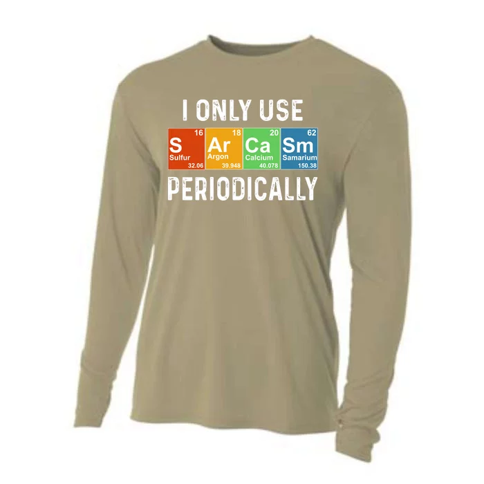 Funny Sarcasm Chemistry Periodic Table Cooling Performance Long Sleeve Crew