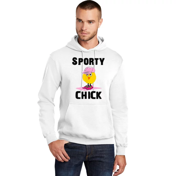 Funny Sporty Chick Women Sports Cute Pink Softball For MotherS Day Hoodie