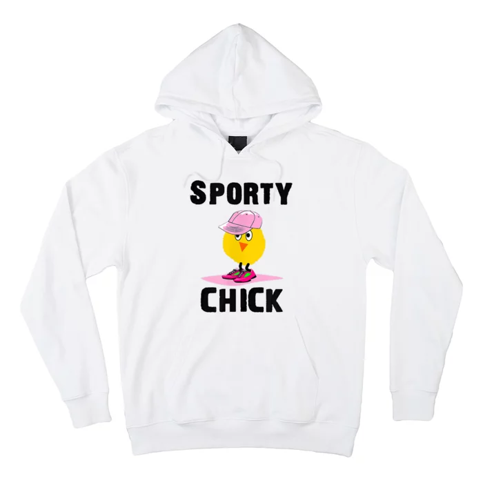 Funny Sporty Chick Women Sports Cute Pink Softball For MotherS Day Hoodie