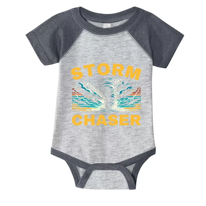 Future Storm Chaser Storm Chasing Tornado Meteorology Infant Baby Jersey Bodysuit