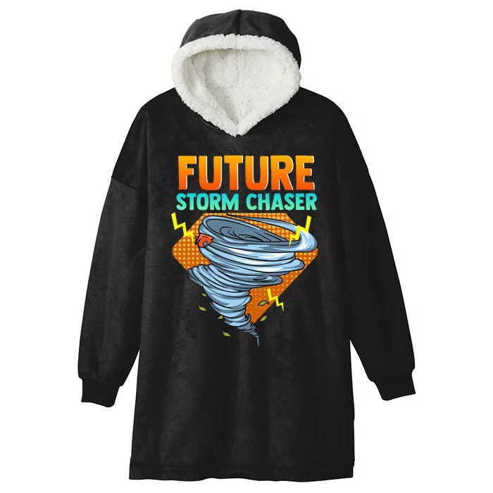 Future Storm Chaser Tornado Hurricane & Thunderstorms Hooded Wearable Blanket