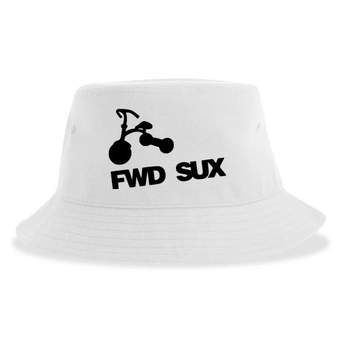 FWD Sux Car Lover Sustainable Bucket Hat