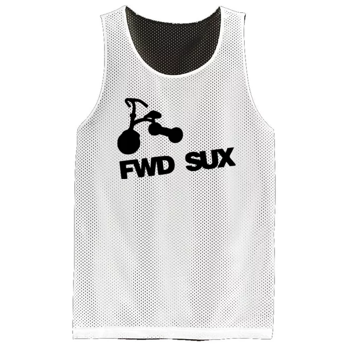 FWD Sux Car Lover Mesh Reversible Basketball Jersey Tank