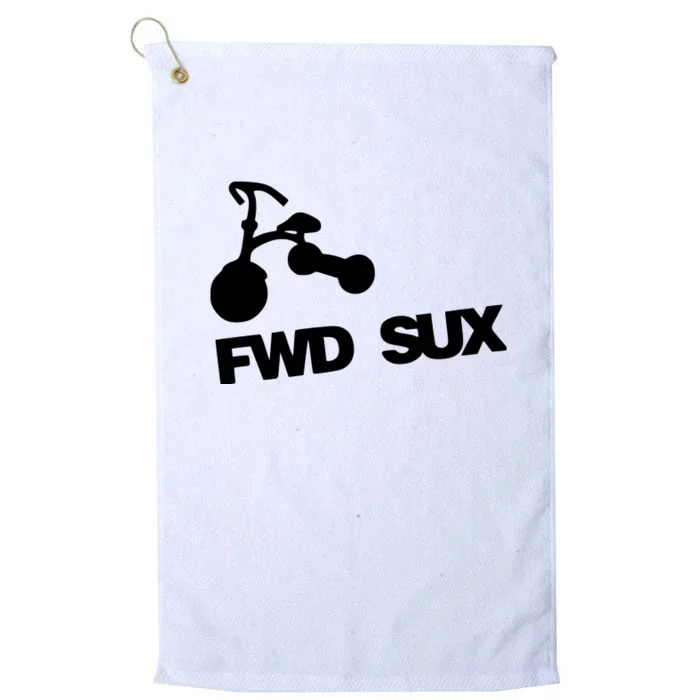 FWD Sux Car Lover Platinum Collection Golf Towel