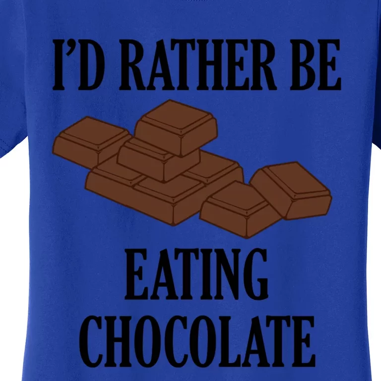 Funny Saying Chocolate Cocoa Chocolatier Cool Gift Women's T-Shirt