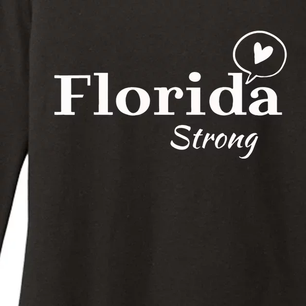 Florida Strong Community Strength Prayer Support Womens CVC Long Sleeve Shirt