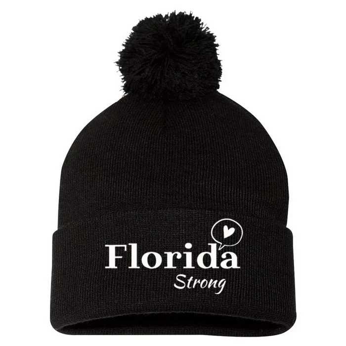 Florida Strong Community Strength Prayer Support Pom Pom 12in Knit Beanie