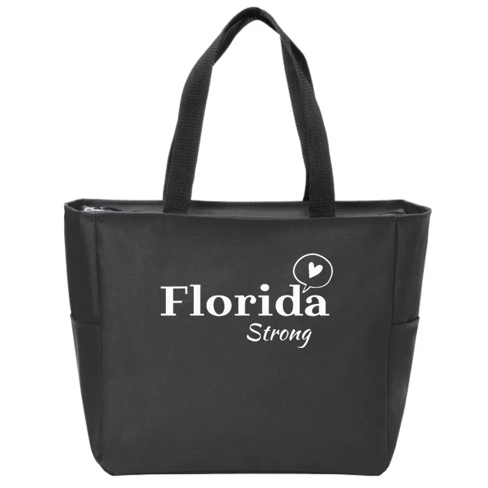 Florida Strong Community Strength Prayer Support Zip Tote Bag