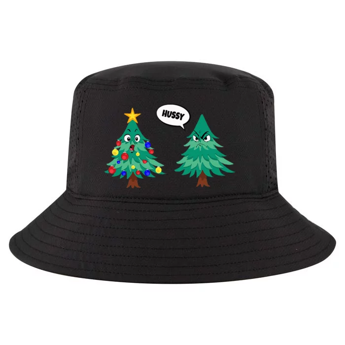 funny saying Christmas motifs Christmas tree Cool Comfort Performance Bucket Hat