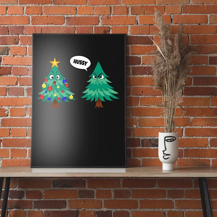 funny saying Christmas motifs Christmas tree Poster