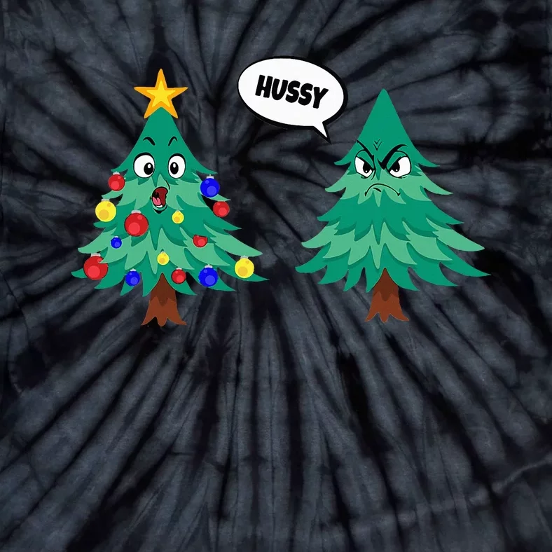 funny saying Christmas motifs Christmas tree Tie-Dye T-Shirt