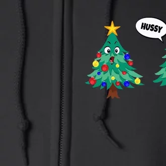 funny saying Christmas motifs Christmas tree Full Zip Hoodie