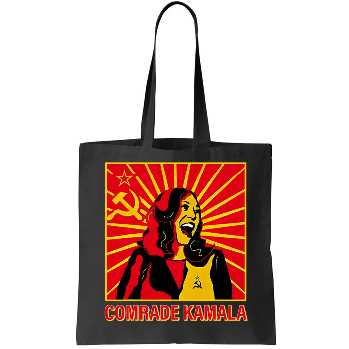 Fun Socialist Comrade Kamala Commie La Harris 2024 Kammunism Tote Bag