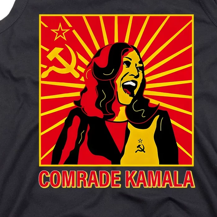 Fun Socialist Comrade Kamala Commie La Harris 2024 Kammunism Tank Top