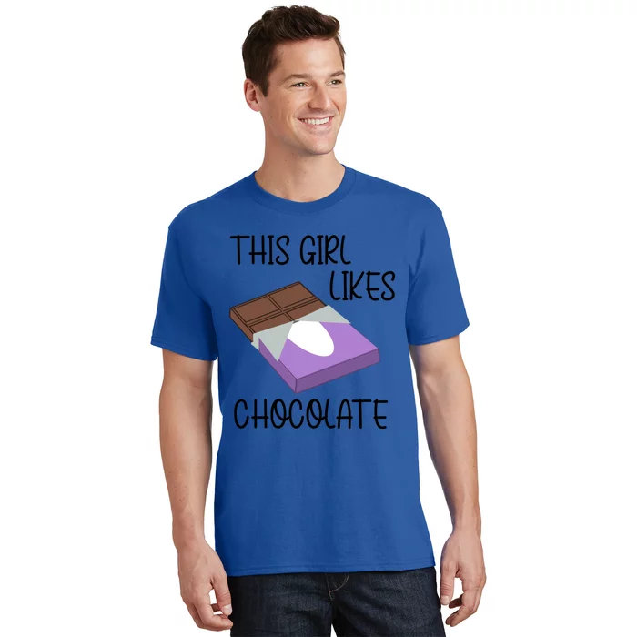 Funny Saying Chocolate Lover Eating Cocoa Gift T-Shirt