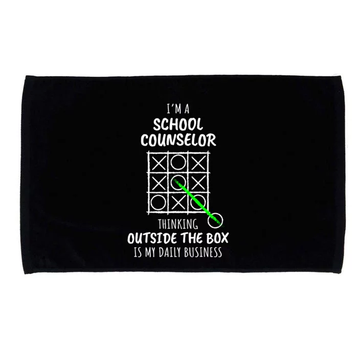 Funny School Counselor Gift Microfiber Hand Towel