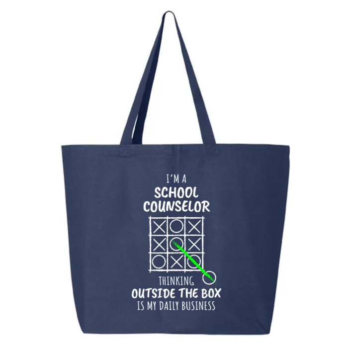 Funny School Counselor Gift 25L Jumbo Tote