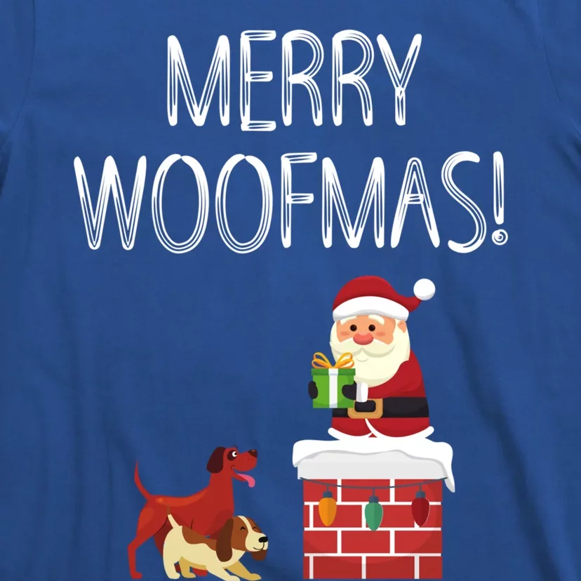 Funny Santa Claus Merry Woofmas Christmas Xmas Dog Lover Gift T-Shirt