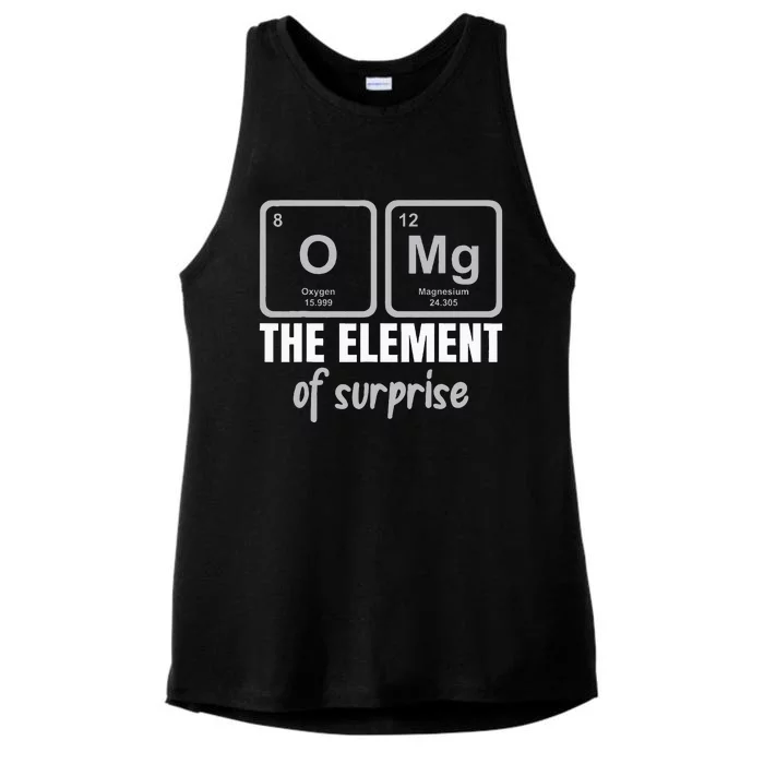 Funny Science Chemistry Teacher Ladies Tri-Blend Wicking Tank