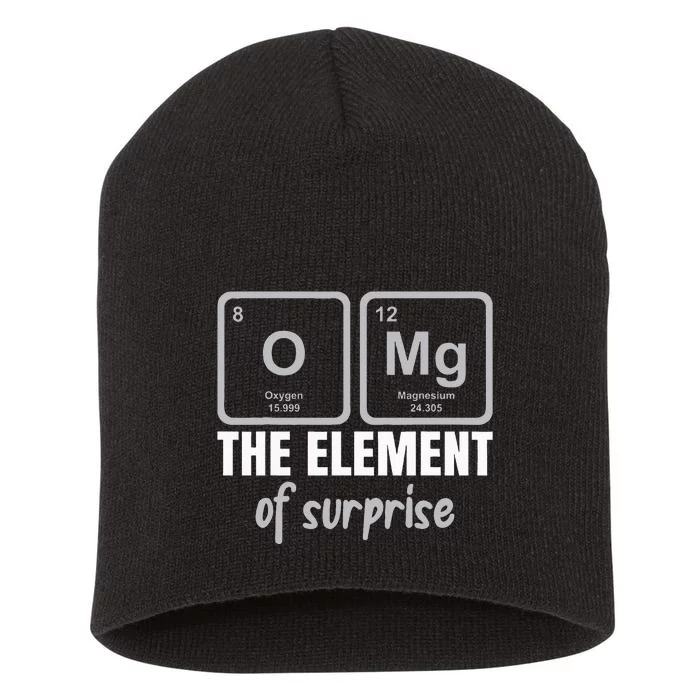 Funny Science Chemistry Teacher Short Acrylic Beanie