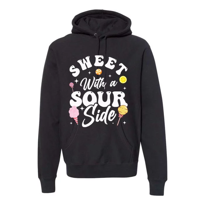 Funny Sweets Candy Patch Sweet With A Sour Side Premium Hoodie