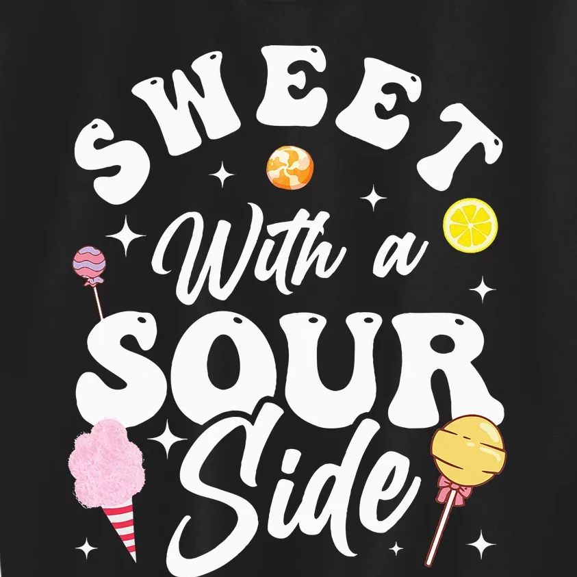 Funny Sweets Candy Patch Sweet With A Sour Side Kids Sweatshirt