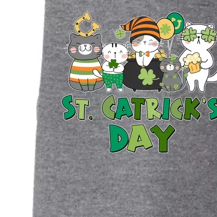 Funny St Catrick's Day St Patrick's Day Cats Doggie 3-End Fleece Hoodie