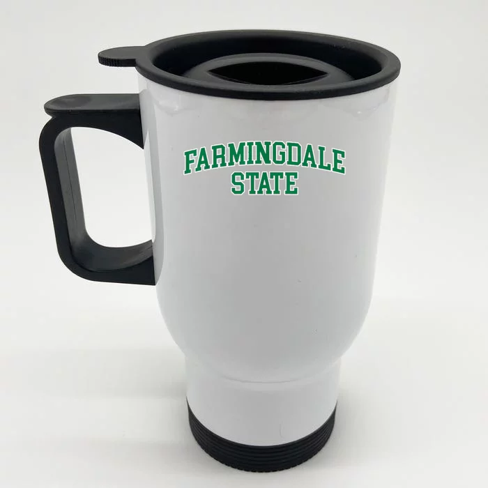 Farmingdale State College Front & Back Stainless Steel Travel Mug