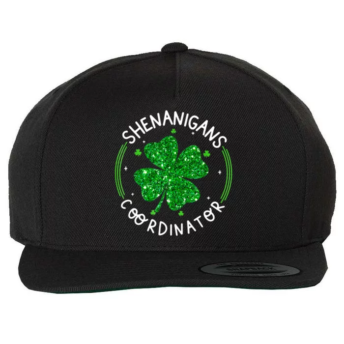 Funny Shenanigans Coordinator For St Patricks Day Wool Snapback Cap