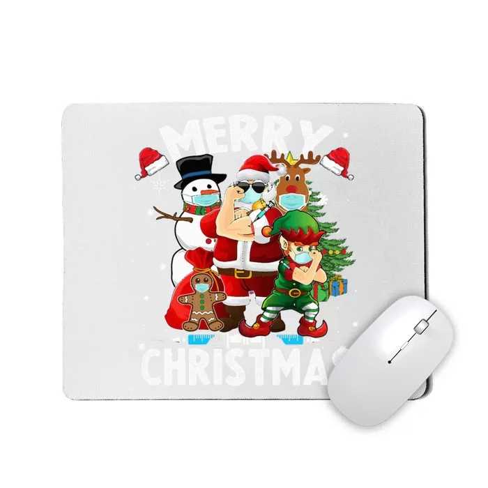 Festive Santa Claus Holiday Cheer Mousepad