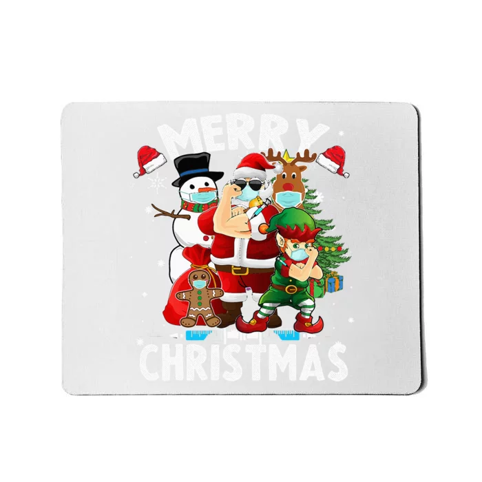 Festive Santa Claus Holiday Cheer Mousepad