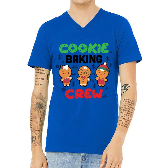 Funny Social Cookie Baking Crew Cookies Gift V-Neck T-Shirt