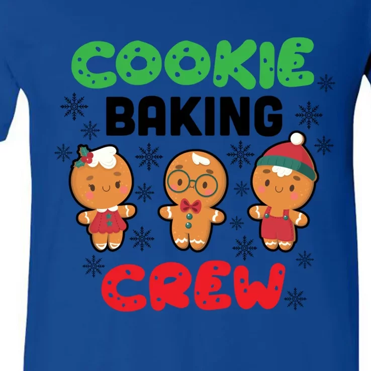 Funny Social Cookie Baking Crew Cookies Gift V-Neck T-Shirt