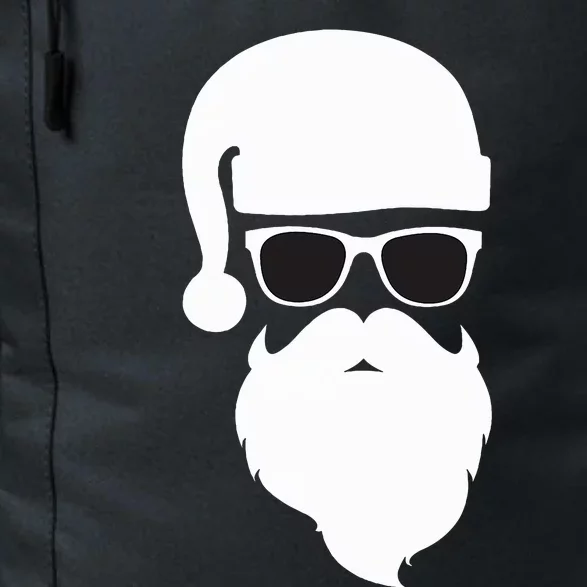 Funny Santa Claus Face Sunglasses with Hat Beard Christmas Daily Commute Backpack