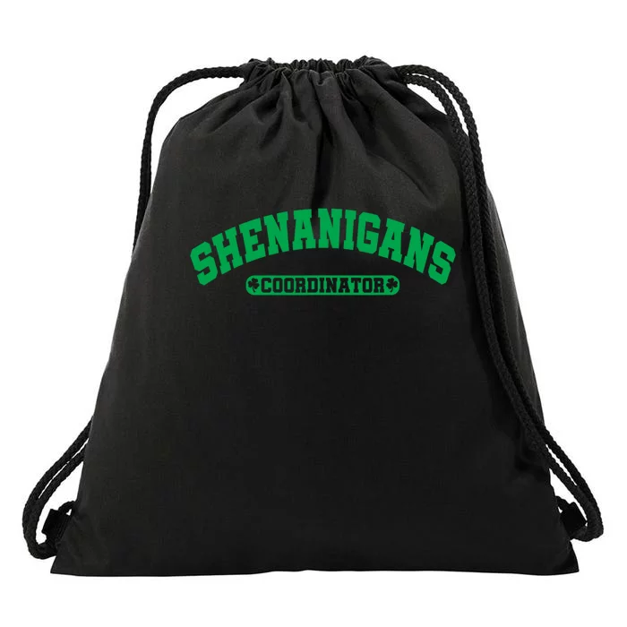 Funny Shenanigans Coordinator For St Patricks Day Drawstring Bag