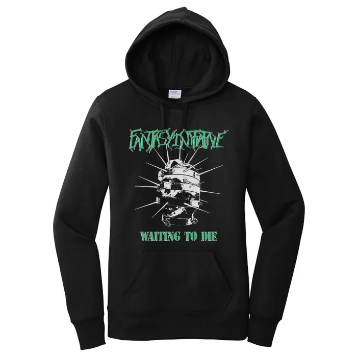 Fantasyinitiative Skull Cage Waiting To Die Women's Pullover Hoodie