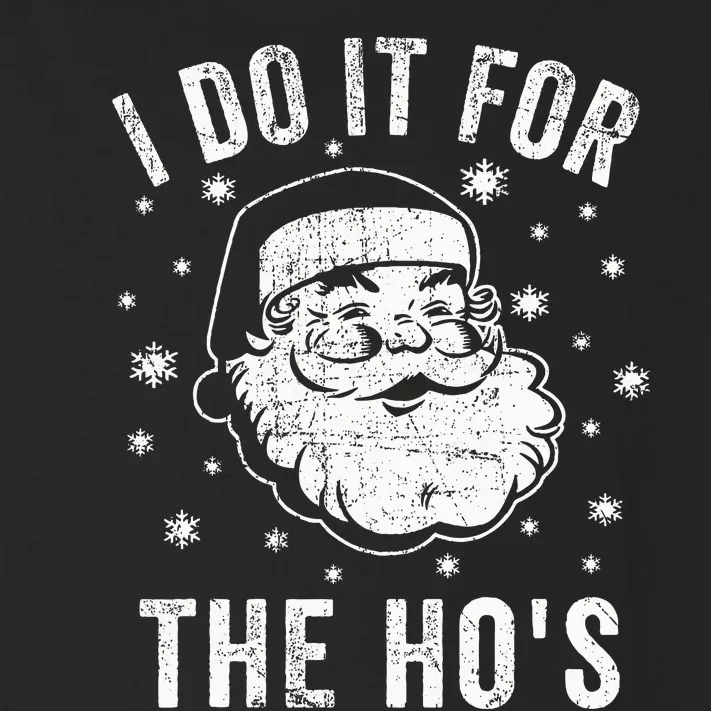 Funny Santa Clause I Do It For The HoS Santa Toddler Long Sleeve Shirt