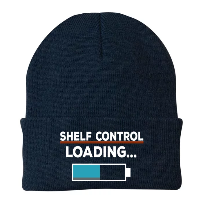 Funny Shelf Control Loading Booktrovert Bookalohic Librarian Gift Knit Cap Winter Beanie